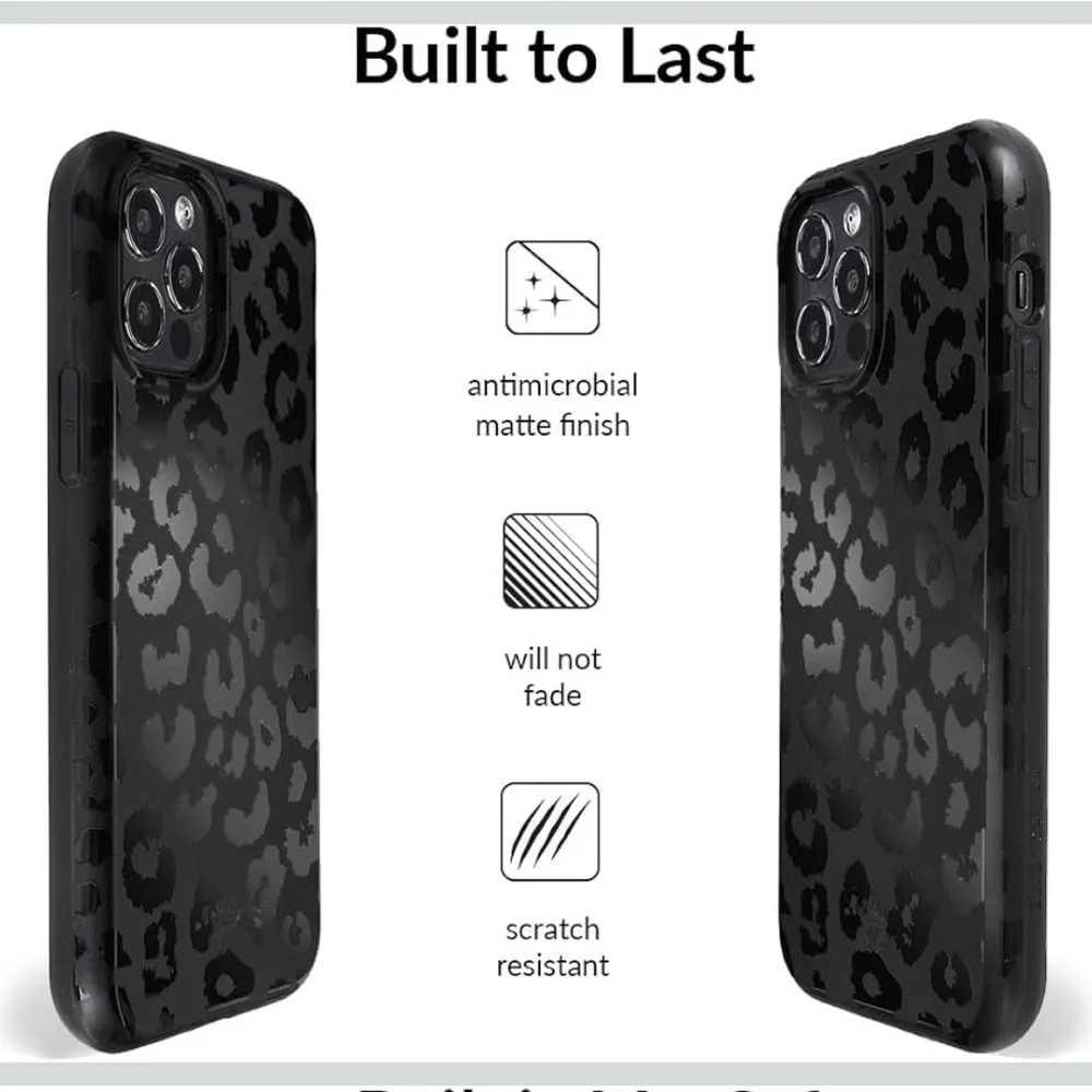 Velvet Caviar Black Leopard iPhone Case 13 Pro Max